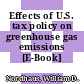 Effects of U.S. tax policy on greenhouse gas emissions [E-Book] /