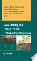 Slope Stability and Erosion Control: Ecotechnological Solutions [E-Book] /