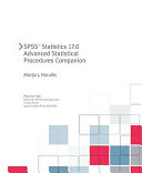 SPSS Statistics 17.0 advanced statistical procedures companion /