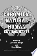 Chromium in the natural and human environments.