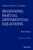 Solutions manual for beginning partial differential equations [E-Book] /