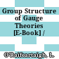 Group Structure of Gauge Theories [E-Book] /
