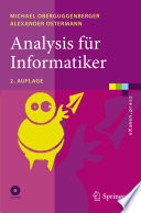 Analysis für Informatiker [E-Book] : Grundlagen, Methoden, Algorithmen /