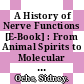 A History of Nerve Functions [E-Book] : From Animal Spirits to Molecular Mechanisms /