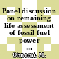 Panel discussion on remaining life assessment of fossil fuel power plants: current situation and activities : International conference on creep: panel discussion : Tokyo, 14.04.86-18.04.86.