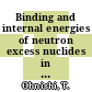 Binding and internal energies of neutron excess nuclides in hot dense matter : Empirical equations applicable to astrophysics.