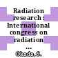 Radiation research : International congress on radiation research 0006 : Tokyo, 13.05.1979-19.05.1979.