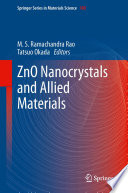 ZnO Nanocrystals and Allied Materials [E-Book] /