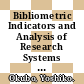 Bibliometric Indicators and Analysis of Research Systems [E-Book]: Methods and Examples /