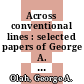 Across conventional lines : selected papers of George A. Olah [E-Book] /