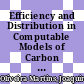 Efficiency and Distribution in Computable Models of Carbon Emission Abatement [E-Book] /
