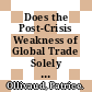 Does the Post-Crisis Weakness of Global Trade Solely Reflect Weak Demand? [E-Book] /