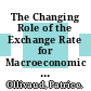 The Changing Role of the Exchange Rate for Macroeconomic Adjustment [E-Book] /