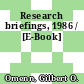 Research briefings, 1986 / [E-Book]