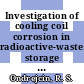Investigation of cooling coil corrosion in radioactive-waste storage tanks : [E-Book]