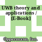 UWB theory and applications / [E-Book]