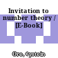 Invitation to number theory / [E-Book]
