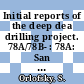 Initial reports of the deep dea drilling project. 78A/78B- : 78A: San Juan, Puerto Rico, to San Juan, Puerto Rico February - March 1981, 78B: San Juan, Puerto Rico, to Las Palmas, Grand Canary Island, March - April 1981 /