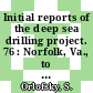 Initial reports of the deep sea drilling project. 76 : Norfolk, Va., to Fort Lauderdale, Fla., October - Decembre 1980