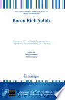 Boron Rich Solids [E-Book] : Sensors, Ultra High Temperature Ceramics, Thermoelectrics, Armor /