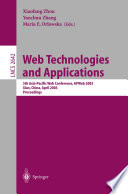 Web Technologies and Applications [E-Book] : 5th Asia-Pacific Web Conference, APWeb 2003, Xian, China, April 23–25, 2003 Proceedings /