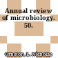 Annual review of microbiology. 50.