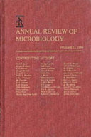 Annual review of microbiology. 53 /