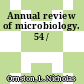 Annual review of microbiology. 54 /