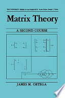 Matrix theory : A second course.
