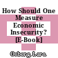 How Should One Measure Economic Insecurity? [E-Book] /