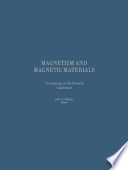 Proceedings of the Seventh Conference on Magnetism and Magnetic Materials [E-Book] /