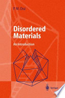 Disordered materials : an introduction /