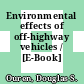 Environmental effects of off-highway vehicles / [E-Book]