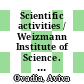 Scientific activities / Weizmann Institute of Science. 1998 : [ed. and designed by Aviva Ovadia]
