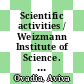 Scientific activities / Weizmann Institute of Science. 1999 : [ed. and designed by Aviva Ovadia]