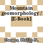Mountain geomorphology / [E-Book]