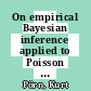 On empirical Bayesian inference applied to Poisson probability models /