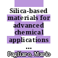 Silica-based materials for advanced chemical applications / [E-Book]