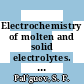 Electrochemistry of molten and solid electrolytes. 9. Thermodynamics of salt and oxide systems /