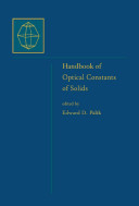 Handbook of optical constants of solids /