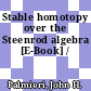 Stable homotopy over the Steenrod algebra [E-Book] /