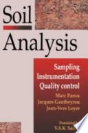 Soil analysis : sampling, instrumentation and quality control /