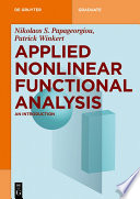 Applied nonlinear functional analysis : an introduction [E-Book] /