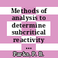 Methods of analysis to determine subcritical reactivity from the pulsed neutron experiment : [E-Book]