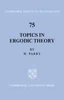 Topics in ergodic theory /