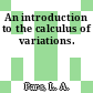 An introduction to the calculus of variations.