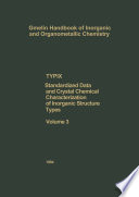 TYPIX Standardized Data and Crystal Chemical Characterization of Inorganic Structure Types [E-Book] /