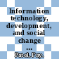 Information technology, development, and social change [E-Book] /
