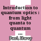 Introduction to quantum optics : from light quanta to quantum teleportation [E-Book] /