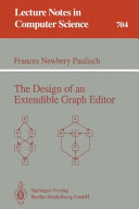 The design of an extendible graph editor.